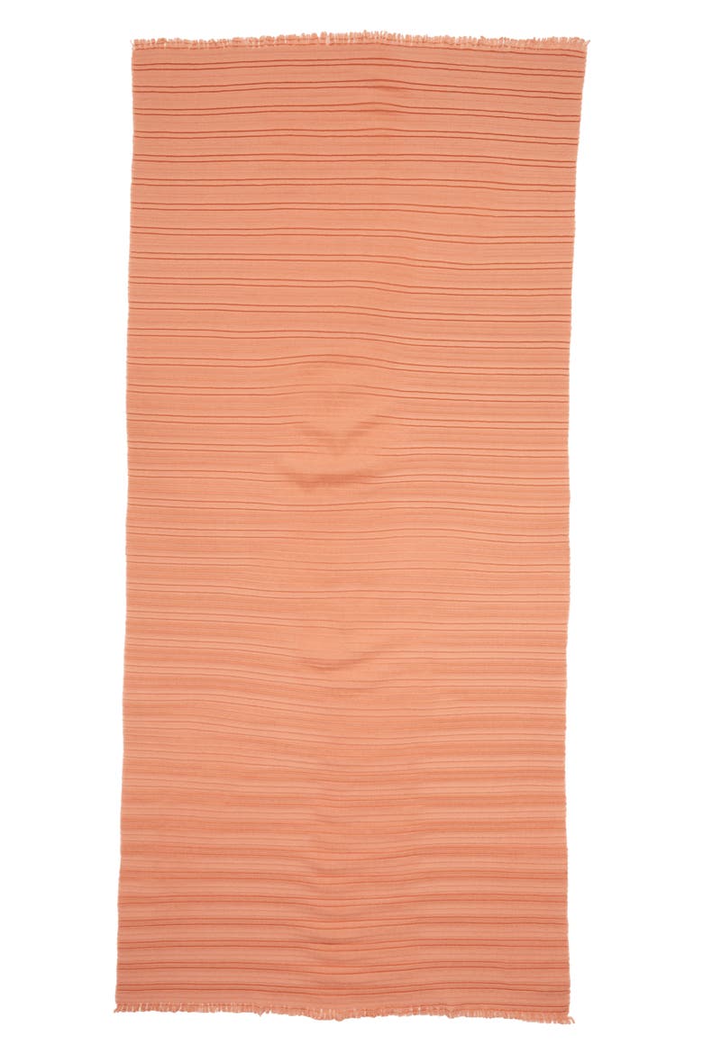 Plissé Cashmere Scarf, Alternate, color, PINK DAWN