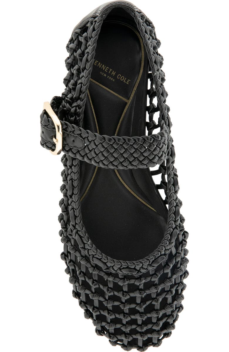 Kenneth Cole Tessa Mary Jane Flat, Alternate, color, Black Woven