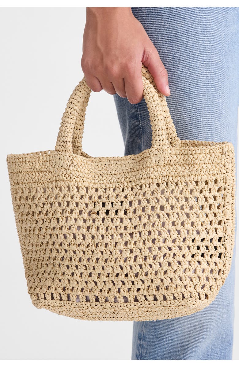 Madewell The Woven Mini Tote, Alternate, color, Natural