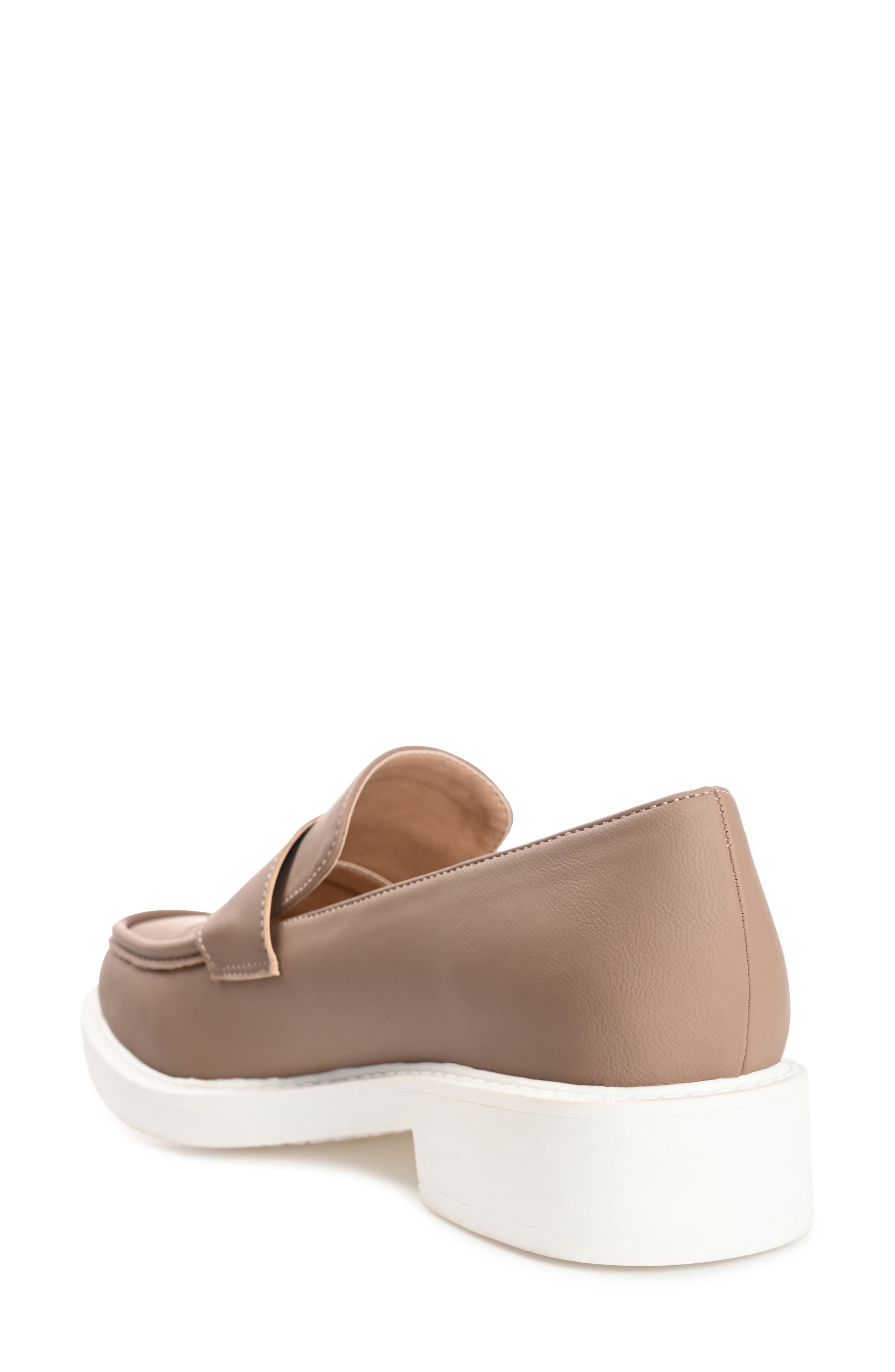 Journee Collection Saydee Slip-On Loafer, Alternate, color, Taupe