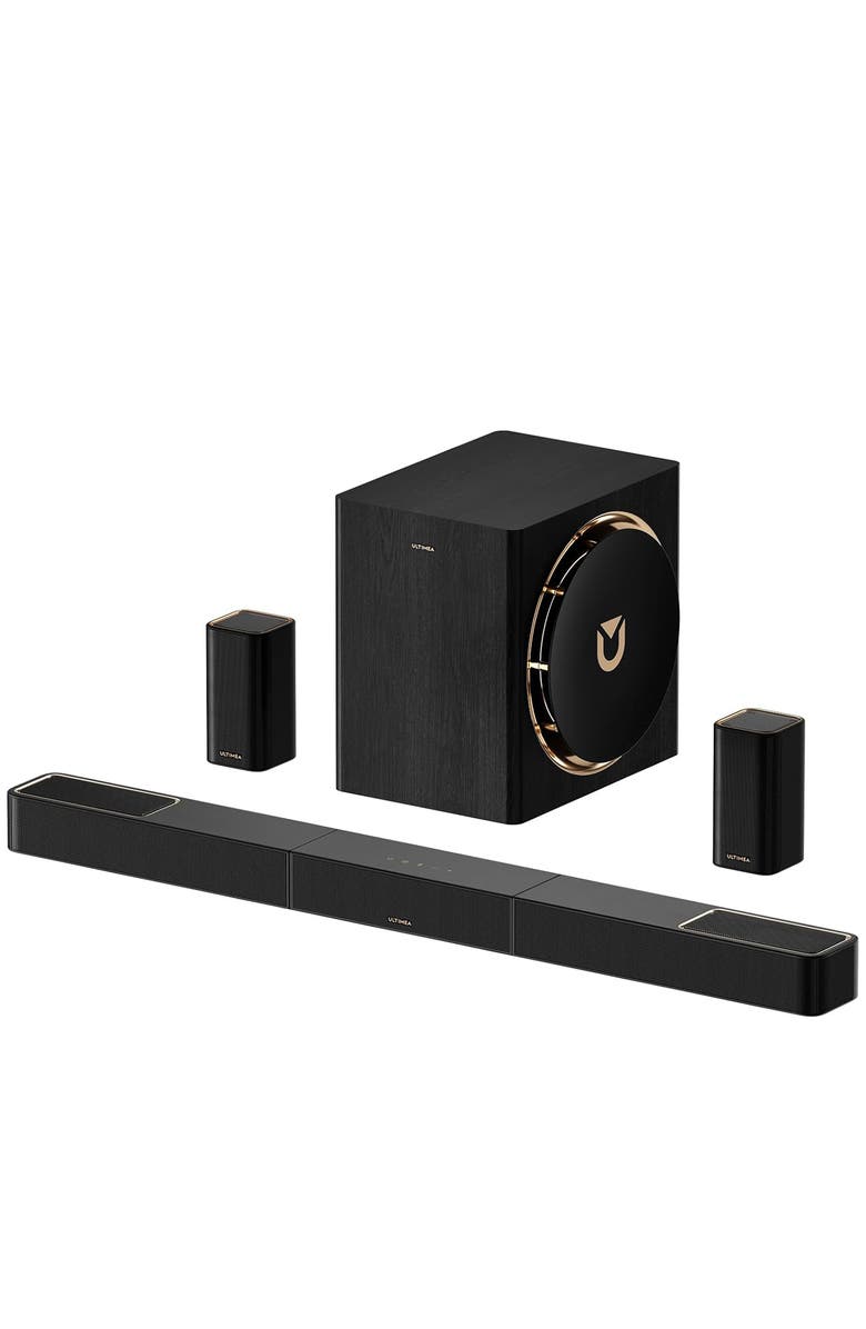 Ultimea Skywave Series 7.1.4ch Wireless Surround Sound System, Main, color, Black
