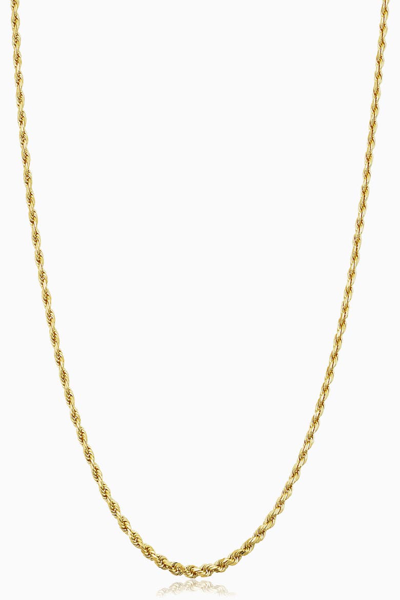 14K Gold Roman Rope Bold Chain Necklace, Main, color, Yellow Gold