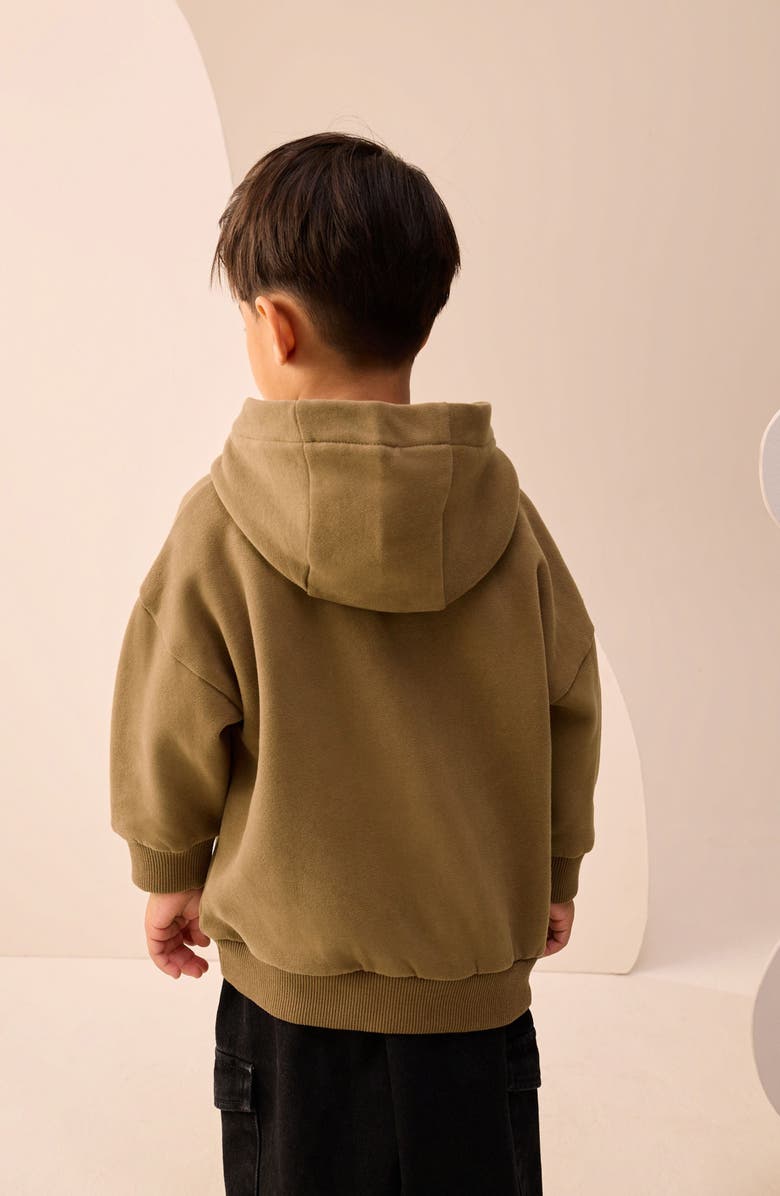 NEXT Kids' Let's Dig Appliqué Hoodie, Alternate, color, Brown