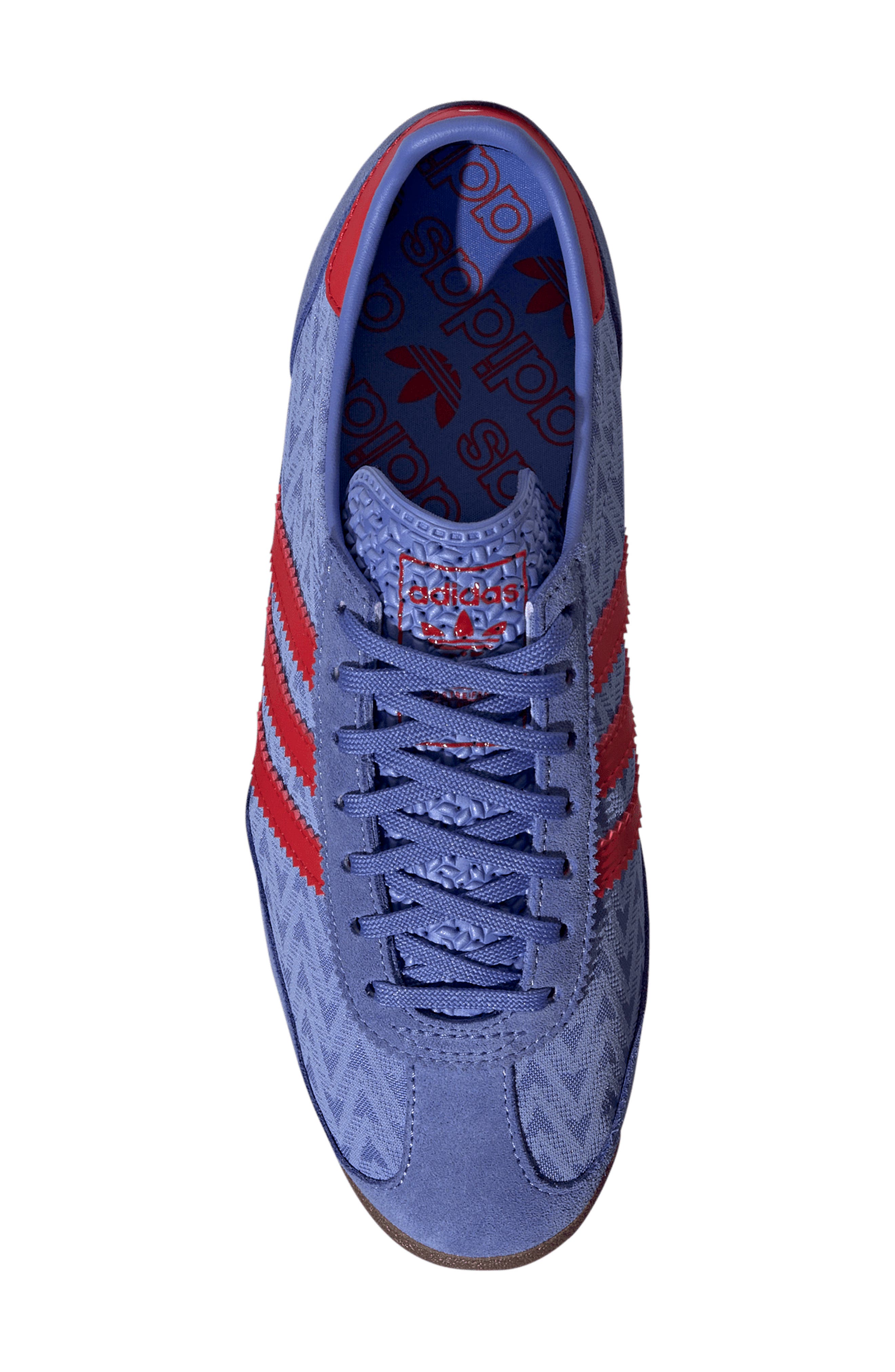 adidas SL 72 OG Sneaker, Alternate, color, Lilac/ Scarlet/ Off White