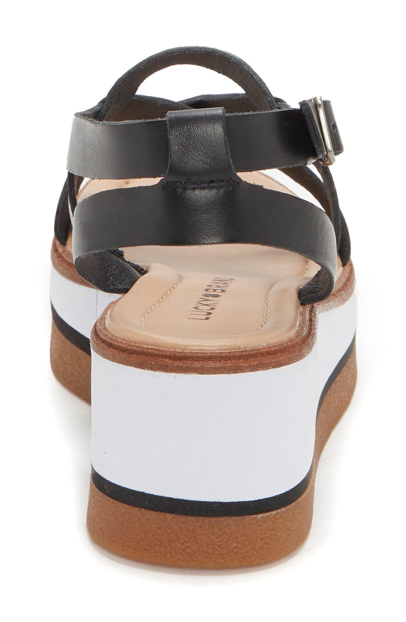 Lucky Brand Ticey Platform Wedge Sandal, Alternate, color, 