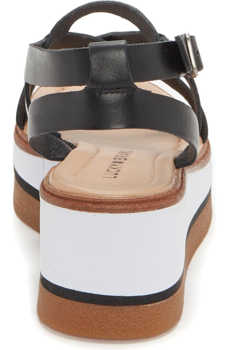 Lucky Brand Ticey Platform Wedge Sandal, Alternate, color,