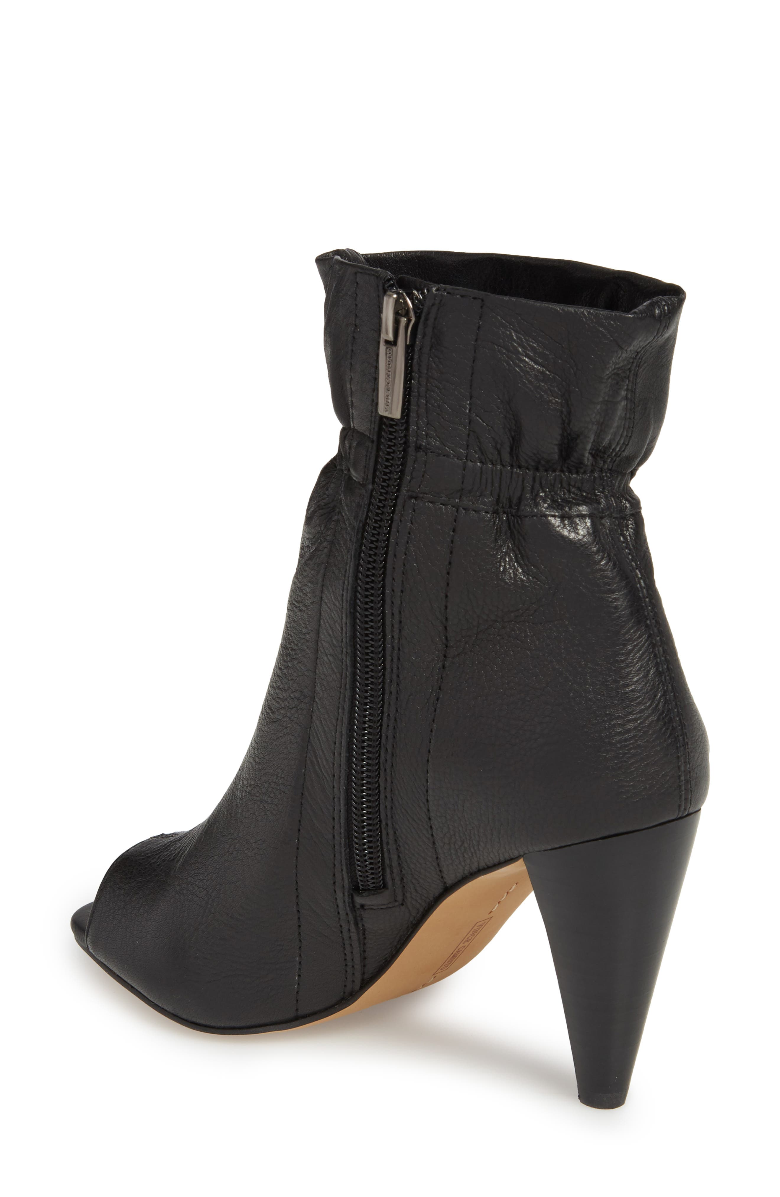 Addiena Bootie, Alternate, color, BLACK LEATHER