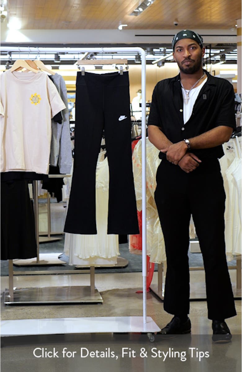 Kids' Sportswear High Waist Flare Leggings, sales video thumbnail