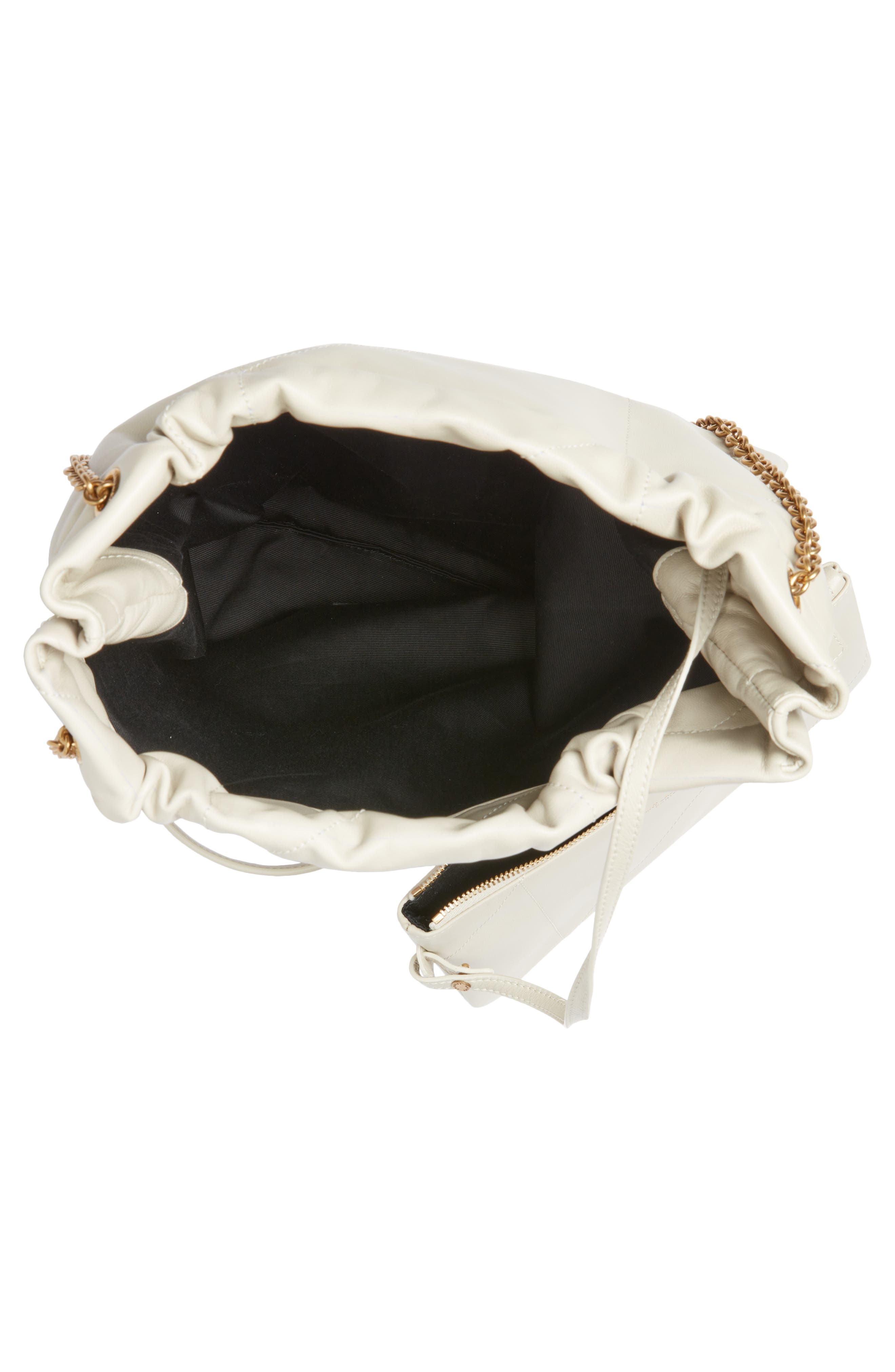 Saint Laurent Jamie 4.3 Patchwork Leather Shoulder Bag, Alternate, color, Cream Soft