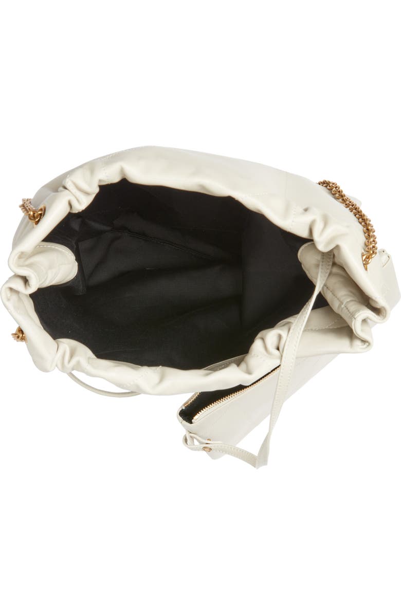 Saint Laurent Jamie 4.3 Patchwork Leather Shoulder Bag, Alternate, color, Cream Soft