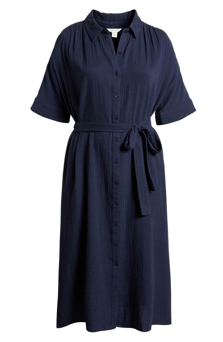 Caslon<sup>®</sup> Belted Midi Shirtdress, Alternate, color,