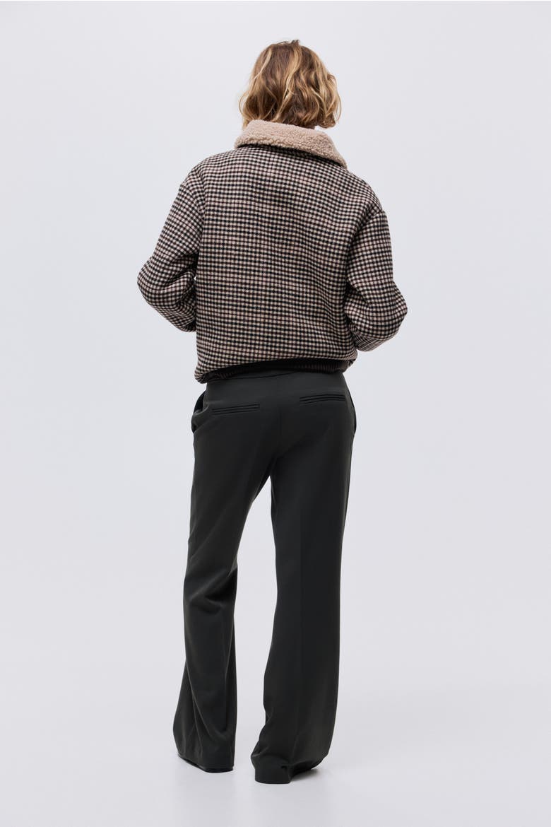 Flared Tailored Trousers, Alternate, color, Dark dusty green
