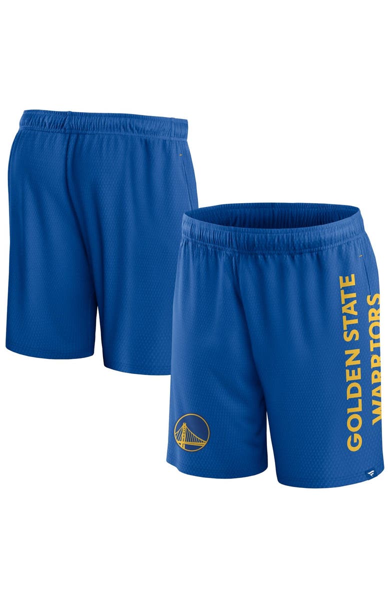 FANATICS Men's Fanatics Branded Royal Golden State Warriors Post Up Mesh Shorts, Main, color, Royal