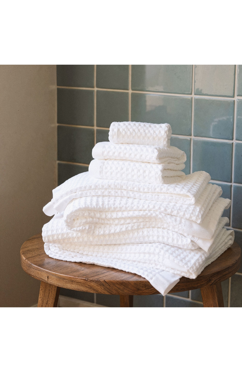 Italic Sedona Waffle Towels In White