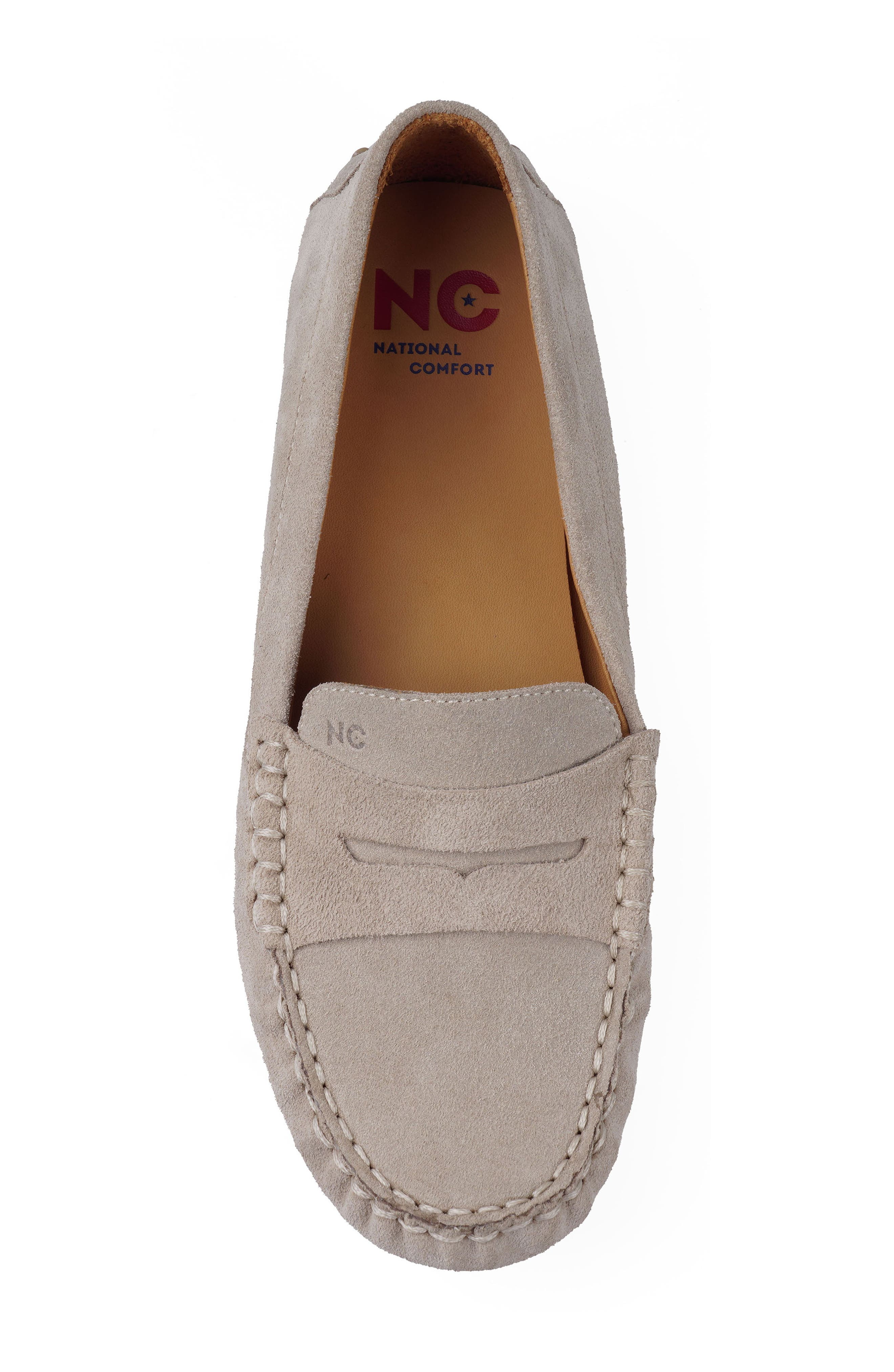 Talulah Penny Loafer, Alternate, color, SAND SUEDE