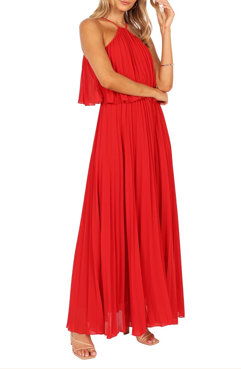 Gia Pleated Maxi Dress