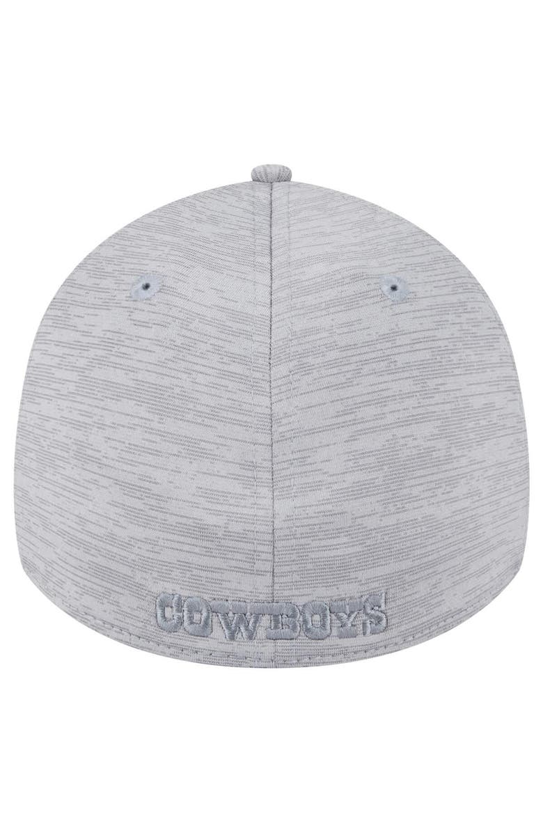 New Era Men's New Era Gray Dallas Cowboys  Active Tech 39THIRTY Flex Hat, Alternate, color, 