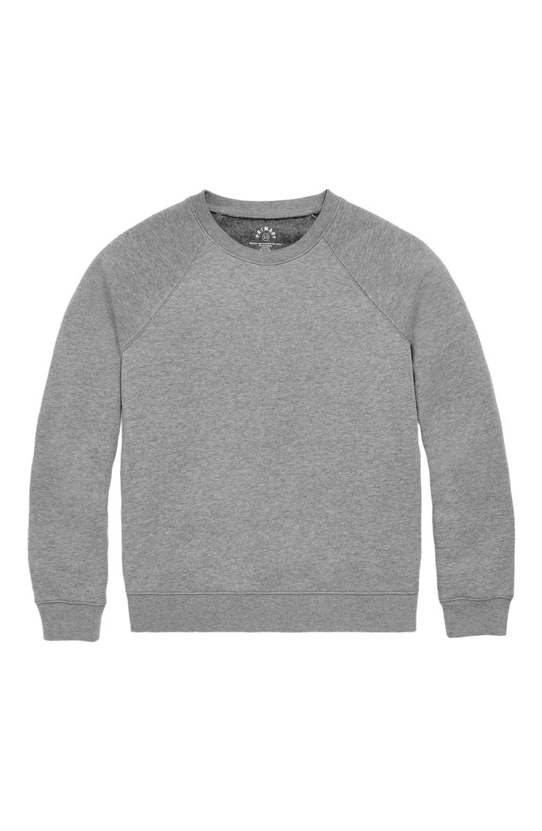 Primary Adult Cozy Fleece Sweatshirt, Alternate, color, Heather Black