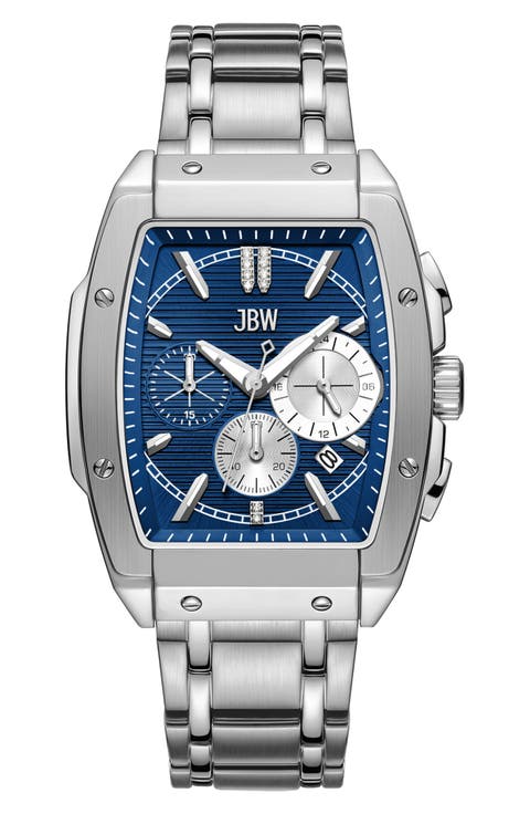 Echelon Diamond Bracelet Strap Chronograph Watch, 41mm x 12mm