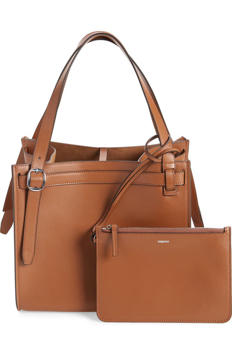 Coperni Small Cabas Belted Shoulder Bag, Alternate, color,