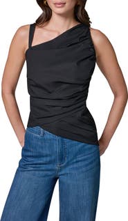 Donna Karan New York Stretch Poplin Top
