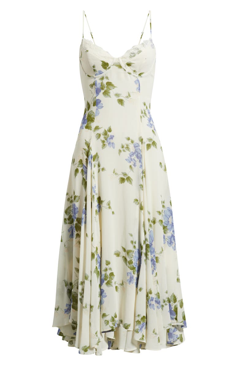 Reformation Laia Floral Dress, Main, color, Hope