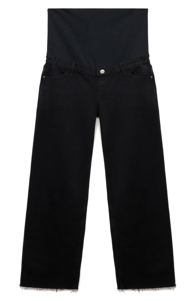 MANGO Wide Leg Maternity Jeans, Main, color,