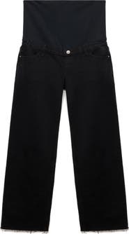 MANGO Wide Leg Maternity Jeans