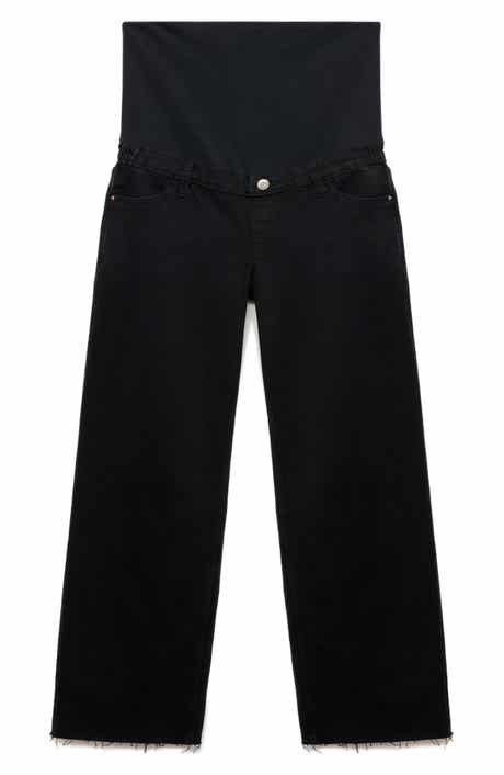 MANGO Wide Leg Maternity Jeans