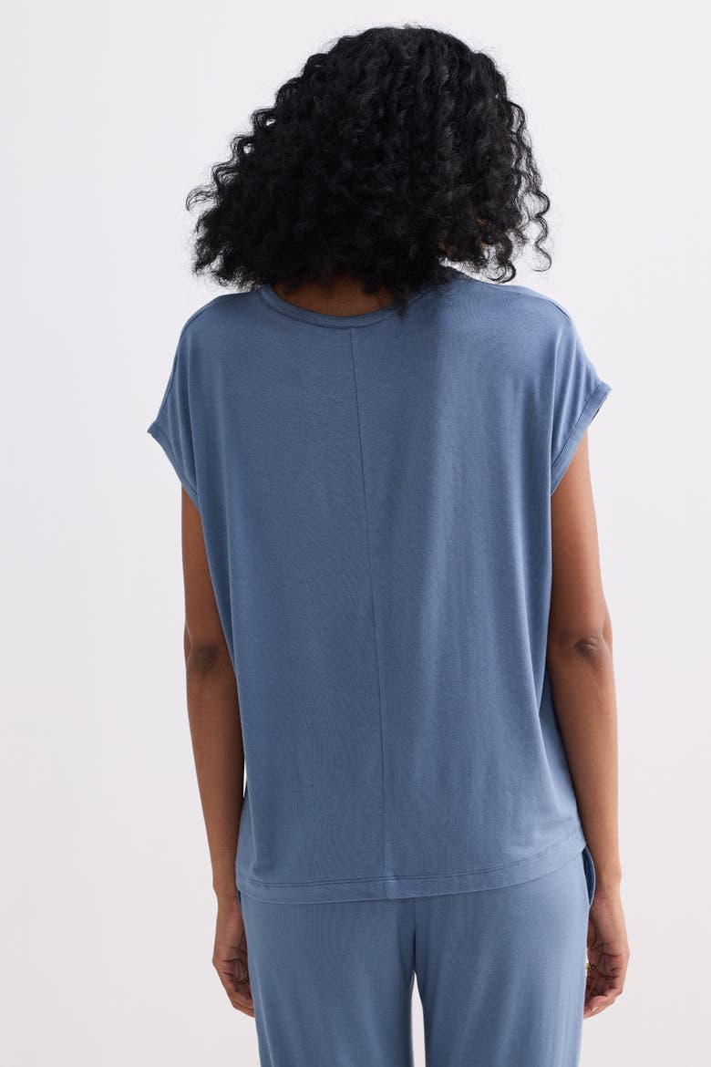 Relaxed Fit Tee Set, Alternate, color, Blue