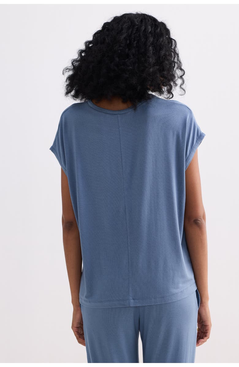 Reistor Relaxed Tee with Round Neck, Alternate, color, Blue