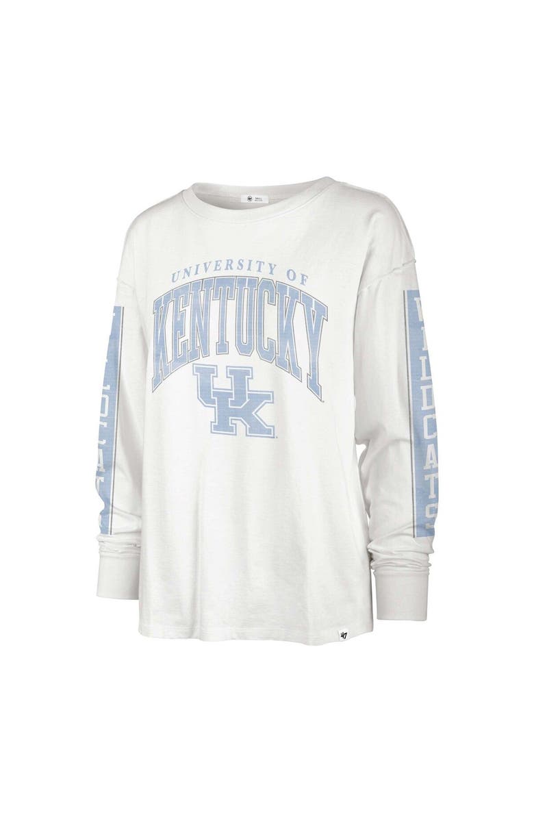 '47 Women's '47 Cream Kentucky Wildcats Statement SOA 3-Hit Long Sleeve T-Shirt, Alternate, color, 