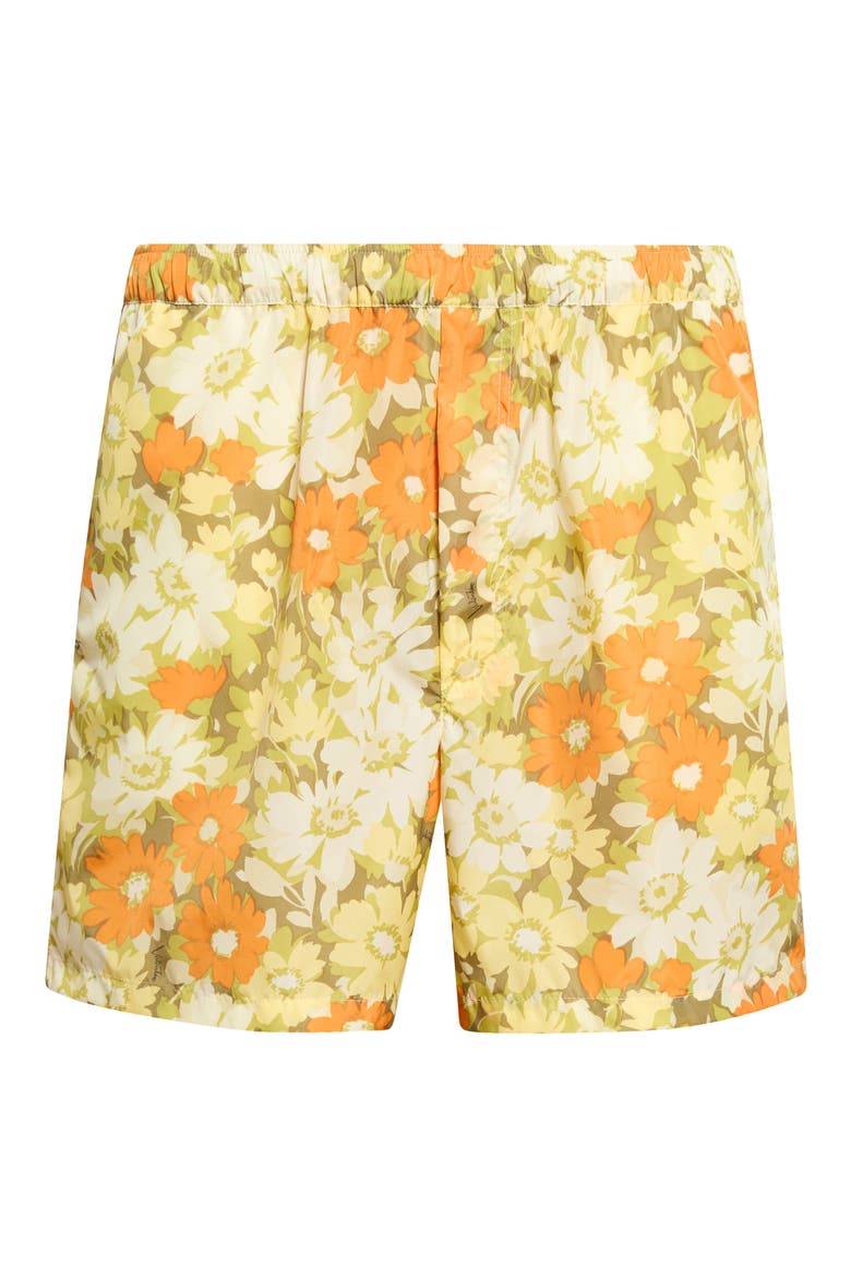 Floral Swim Trucks, Alternate, color, YELLOW MULTI