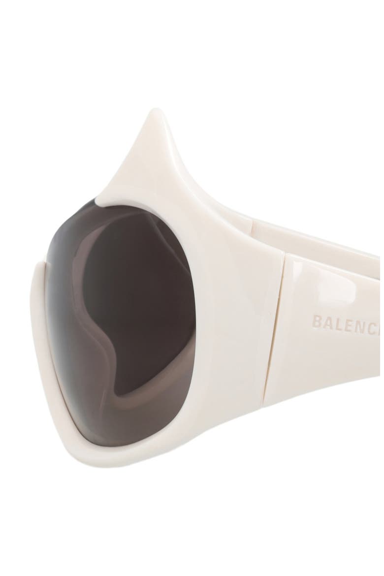 71mm Shield Sunglasses, Alternate, color, IVORY IVORY GREY