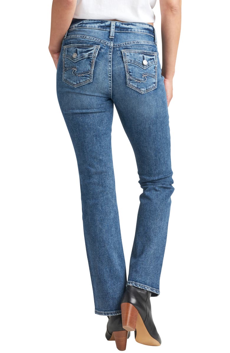 Silver Jeans Co. Elyse Slim Bootcut Jeans, Alternate, color,