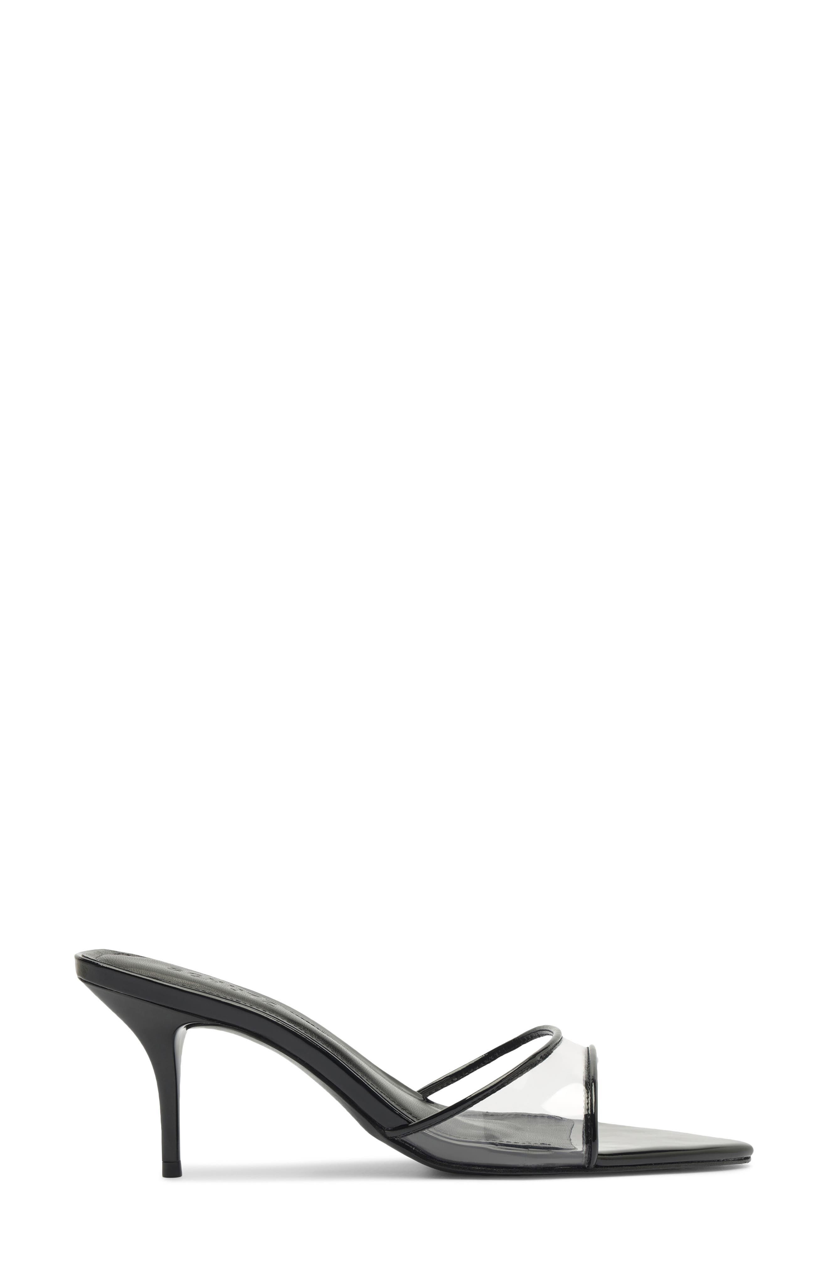 Schutz Elodie Sandal, Alternate, color, Transparente/ Black