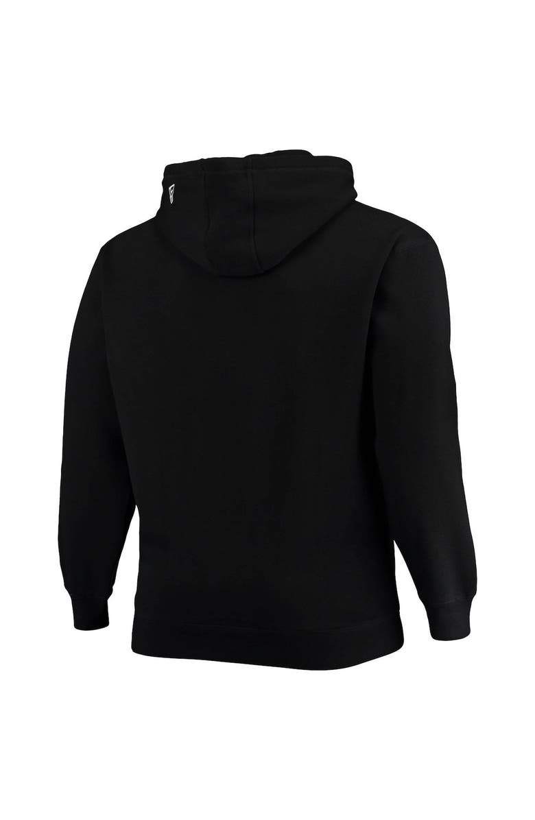 New Era Men's New Era Black Arizona Cardinals Big & Tall Primary Logo Pullover Hoodie, Alternate, color, Black