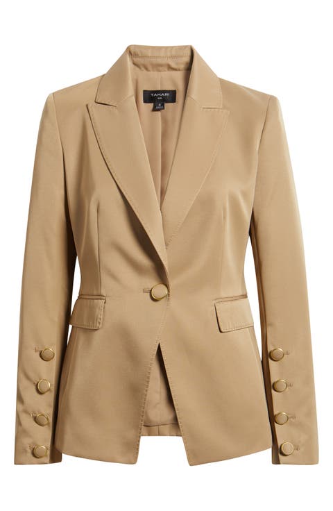 One-Button Jacket (Petite)