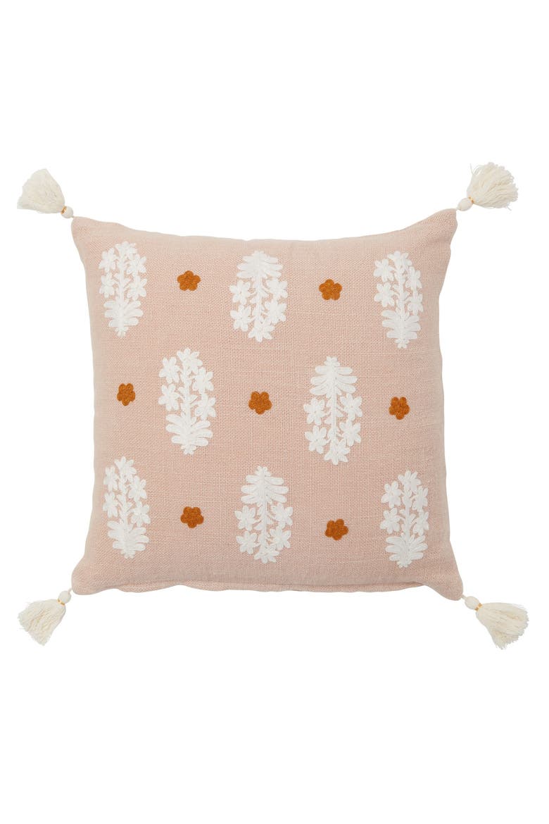 Udaipur Paisley Taupe Pillow, Main, color, TAUPE MULTI