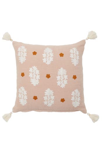Roselli Trading Company Udaipur Paisley Taupe Pillow In Taupe Multi