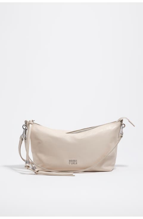 Medium Leather Trapecio Bag