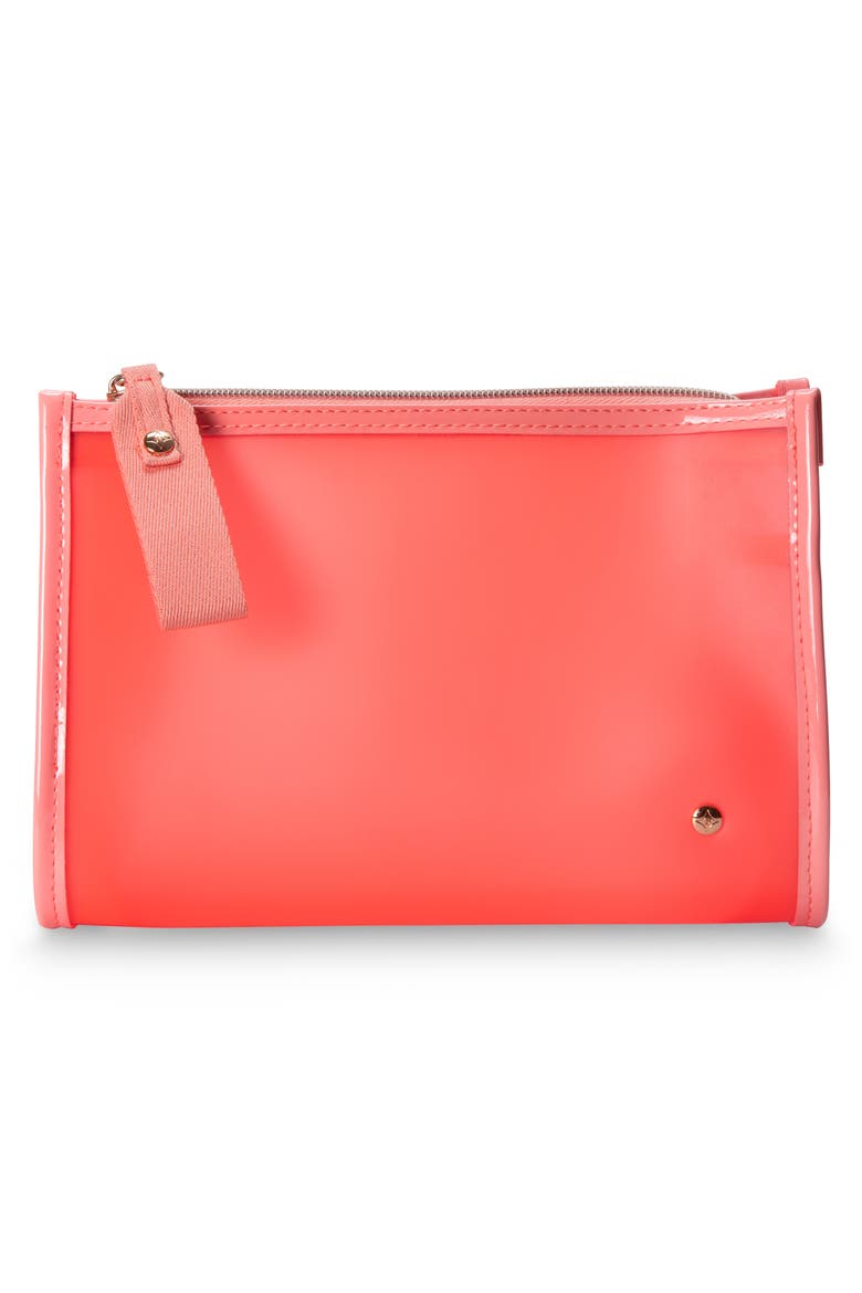 Medium Zip Cosmetic, Main, color, PINK