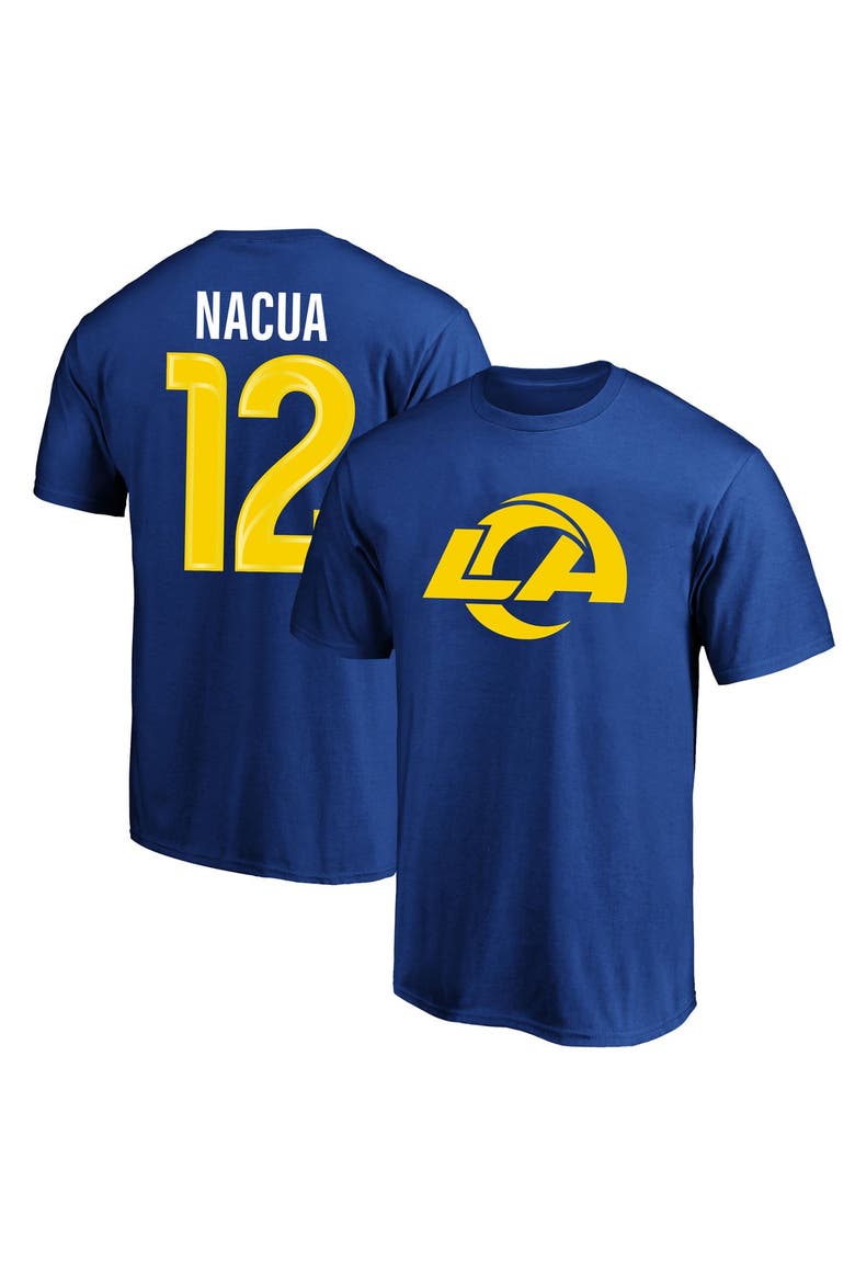 Men's Fanatics Puka Nacua Royal Los Angeles Rams Big & Tall Player Name & Number T-Shirt, Main, color, Royal