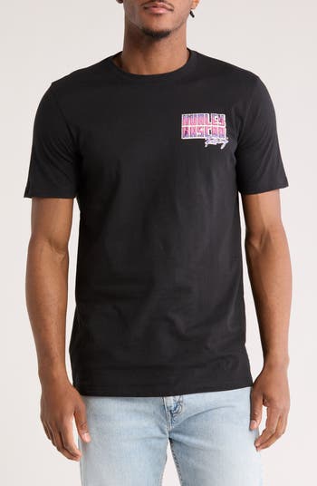 Hurley Maglietta Uomo Nascar Everyday Faster - Cotone 100% Con Stampa Retro