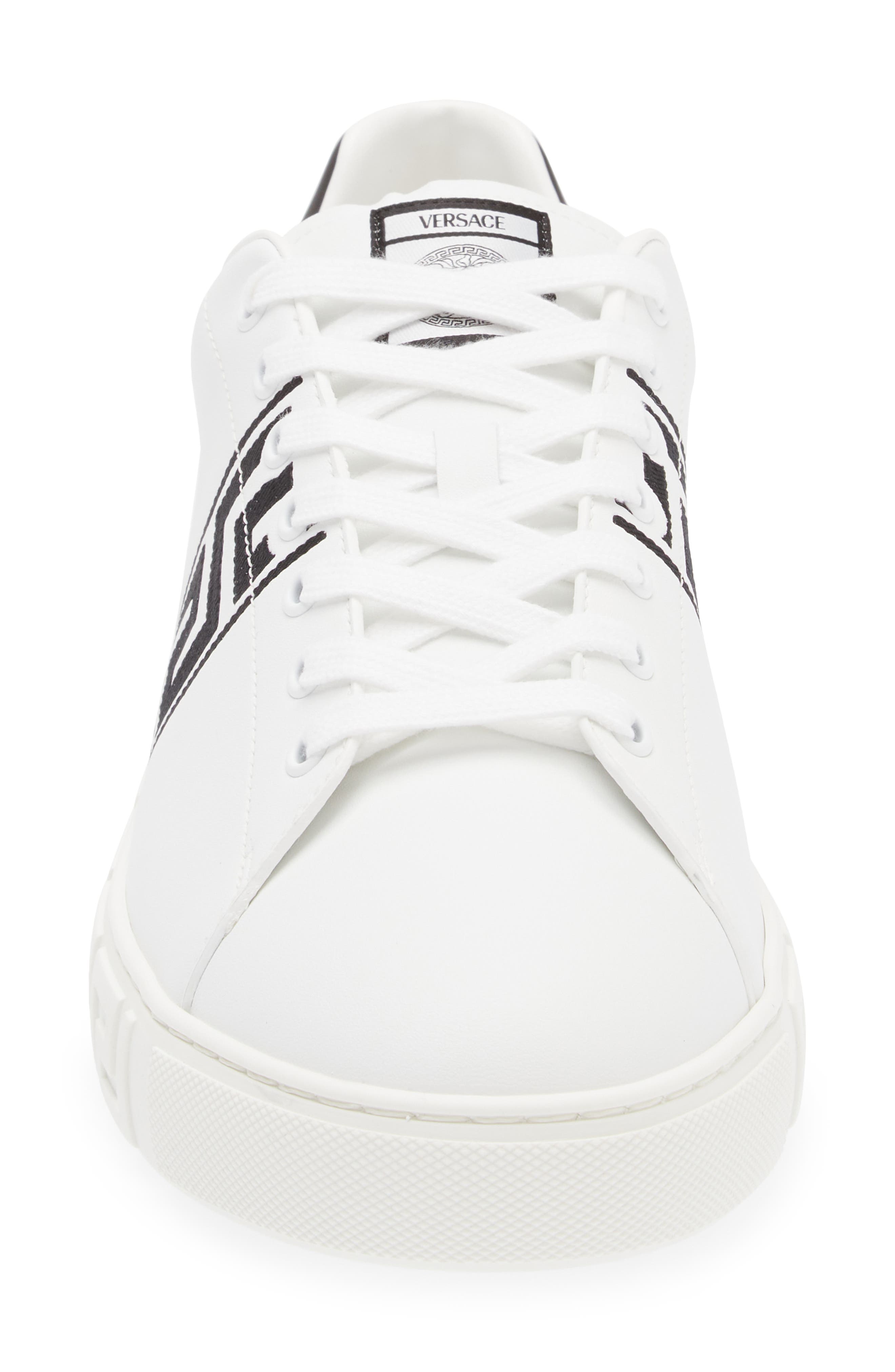 Мужские кроссовки Versace Barocco Greca Jacquard Low Top Sneaker — фото 4