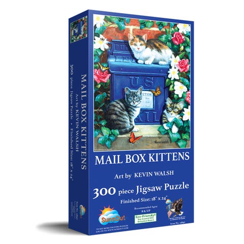 Mail Box Kittens 300 piece Jigsaw Puzzle for Adults