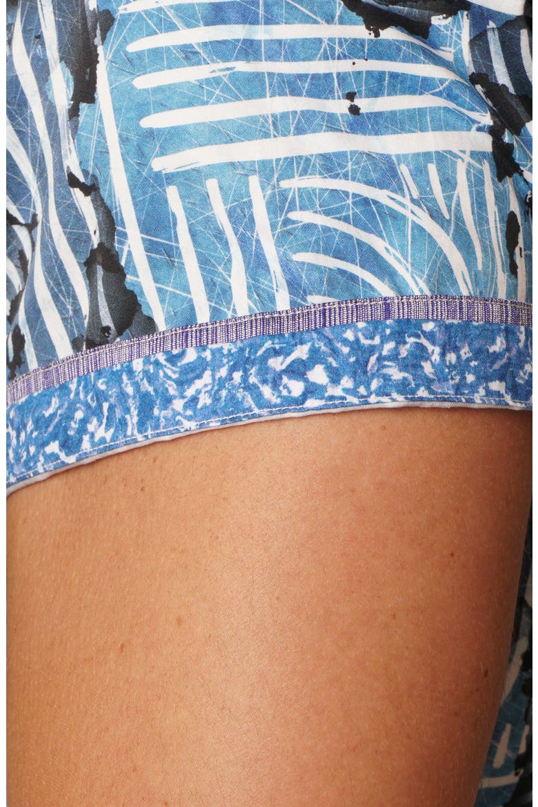 Waylon Short Sleeve Woven Shirt, Alternate, color, INDIGO