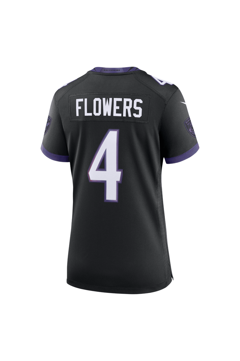 Women's Nike Zay Flowers Black Baltimore Ravens Alternate Game Jersey, Alternate, color, Black