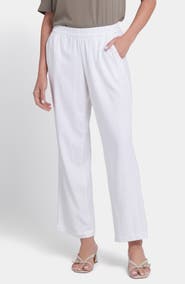 NYDJ Relaxed Drawstring Linen Blend Pants