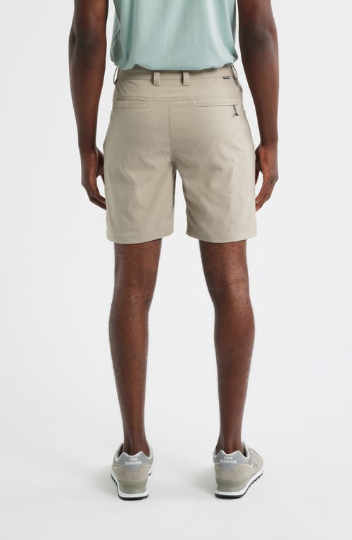 Free Fly Topogrid Water Repellent Shorts In Neutral